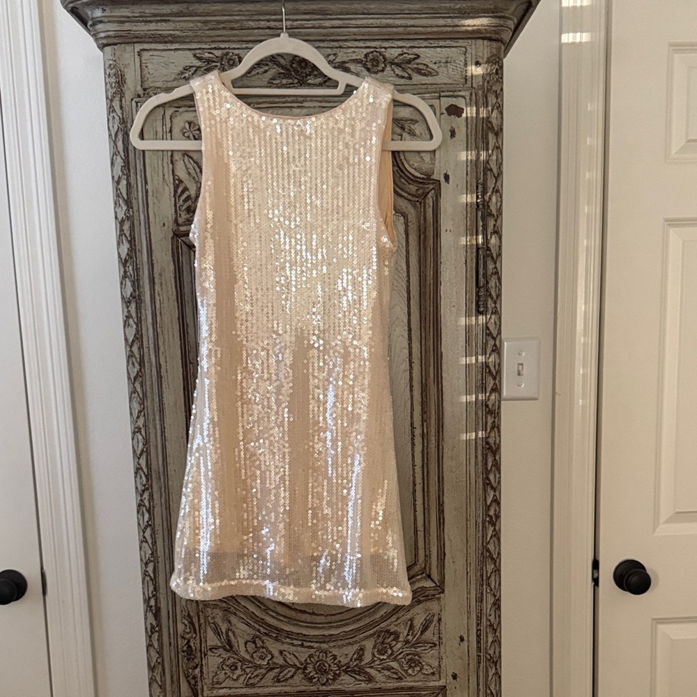 Princess Polly Sequin Mini Dress in Gold